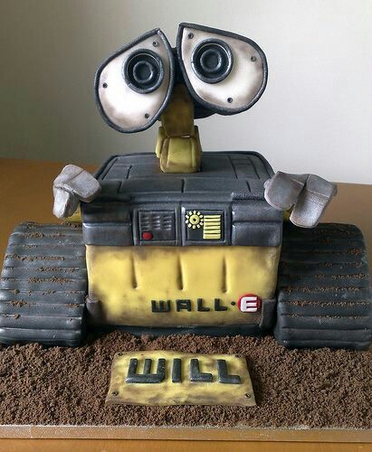 کیک تمام فوندانت مدل Wall E